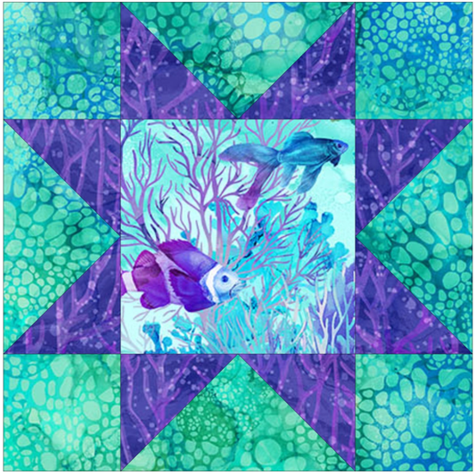 Coral Reef ~ Star Fish Quilt Kit