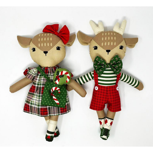Goliday Cheer ~ Reindeer Stuffies Panel ~ 20979 11