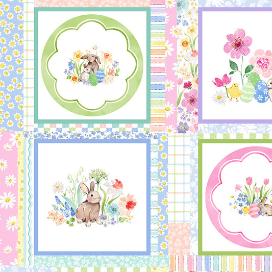 Spring Cheer ~ Blocks ~ Y4687-55 Multi Color