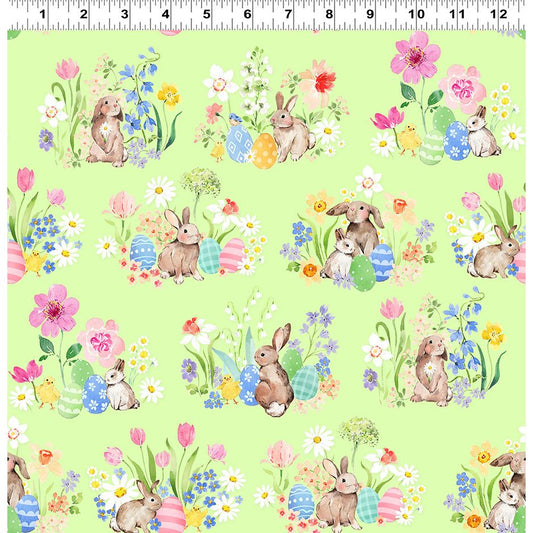 Spring Cheer ~ Toile ~ Y4689-23 Lime