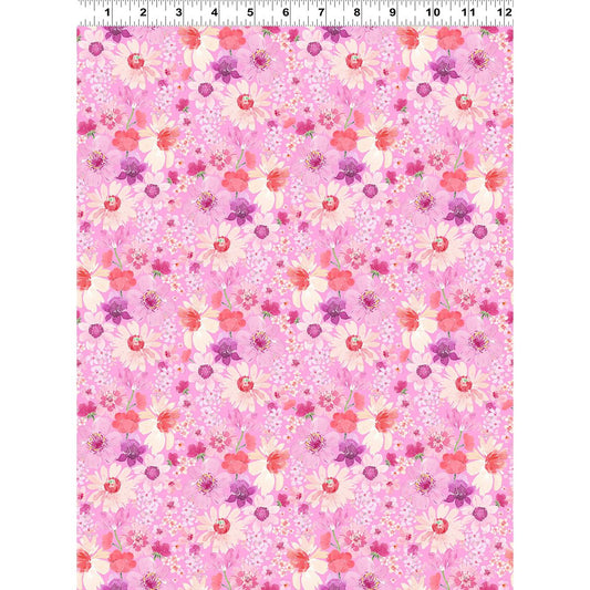 Spring Cheer ~ Daisies ~ Y4691-43 Pink