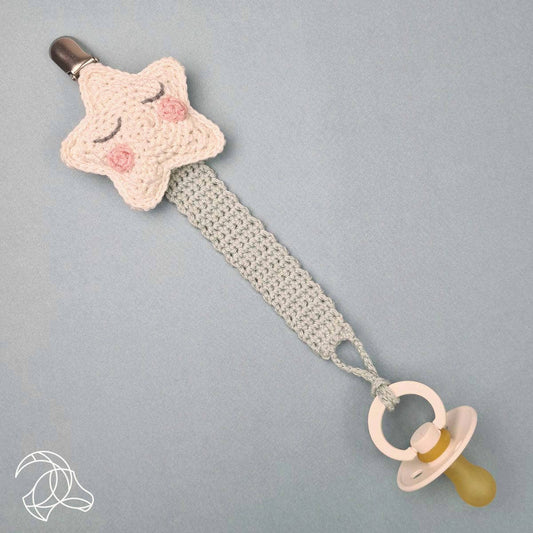 Hardicraft | Crochet Kit - Pacifier Clip Star