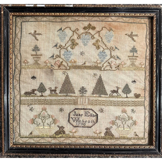 Cross Stitch Antiques | Jane Egar 1790 a Near Norfolk Antique Sampler Reproduction MARKET 2026