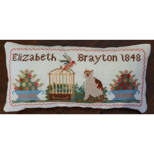 Crows Feet Stitching | Elizabeth Brayton Sampler (Includes bonus Cat Cushion) MARKET 2026 (Willoughby Ann)