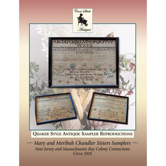 Cross Stitch Antiques | Mary and Meribah Chandler Sisters Samplers MARKET 2026