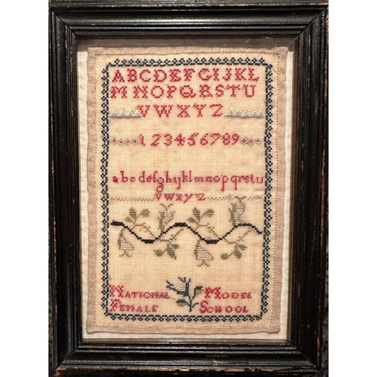 Cross Stitch Antiques | National Female Model School Sampler Kildare Place, Dublin circa 1820 MARKET 2026