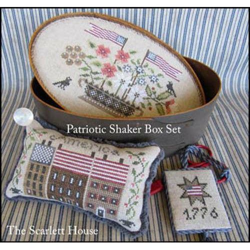 The Scarlett House ~ Patriotic Shaker Box Set Pattern