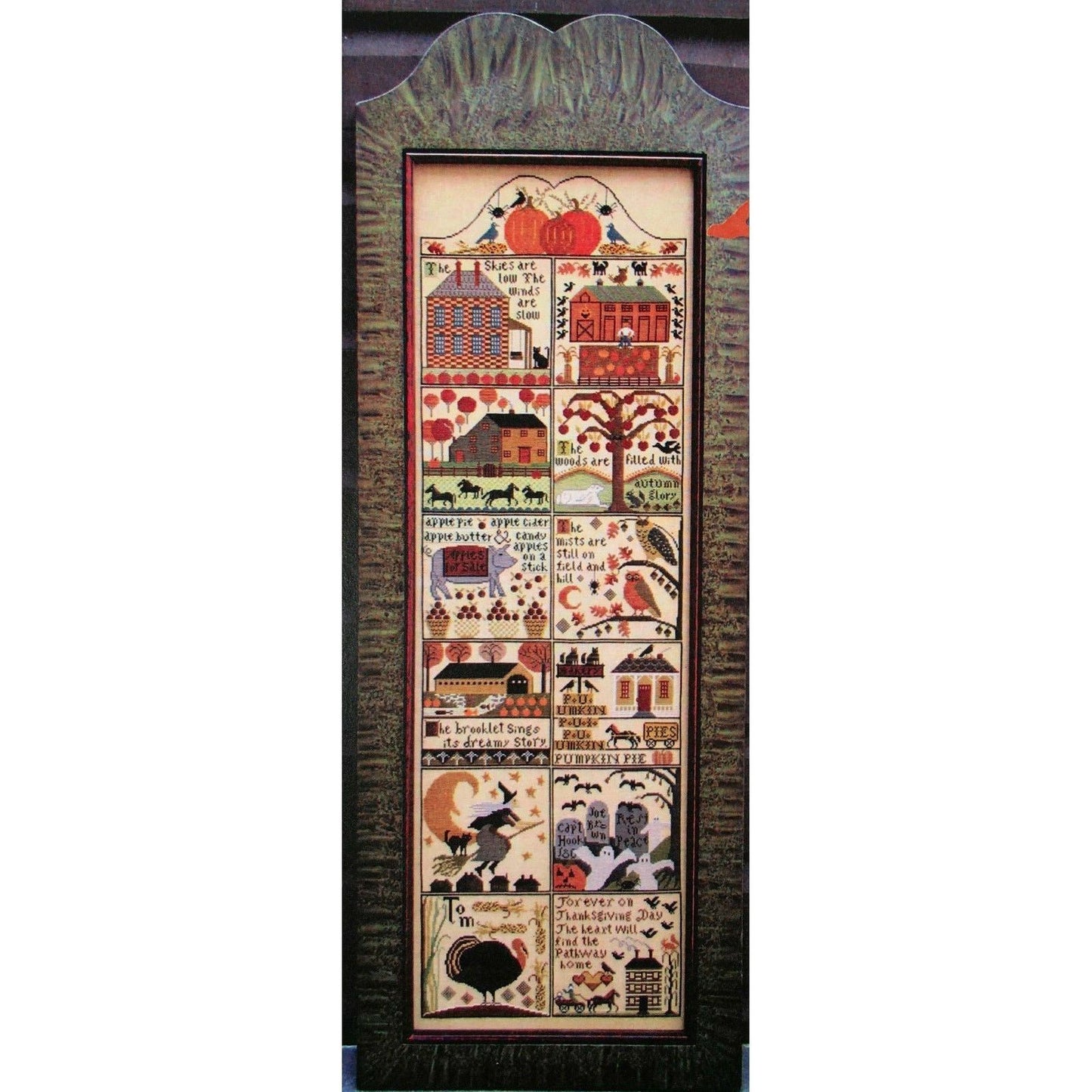Carriage House Samplings ~ Autumn at Hawk Run Hollow Pattern