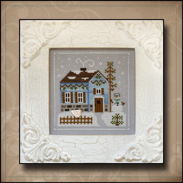 Country Cottage Needleworks - Frosty Forest - Snowgirl's Cottage Pattern - 7