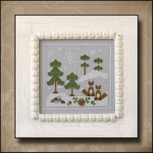 Country Cottage Needleworks - Frosty Forest - Snowy Foxes Pattern - 6
