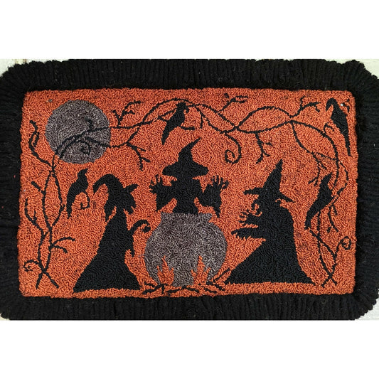 Old Tattered Flag ~ All Hallow's Eve Punch Needle Pattern