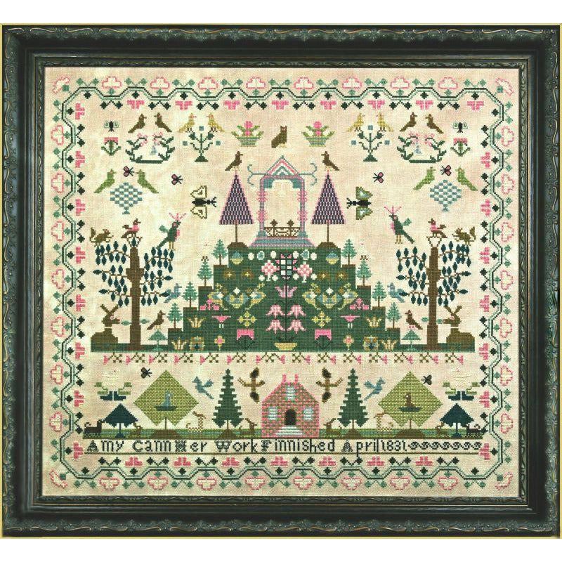 Hands Across The Sea ~ Amy Cann 1831 Reproduction Sampler Pattern