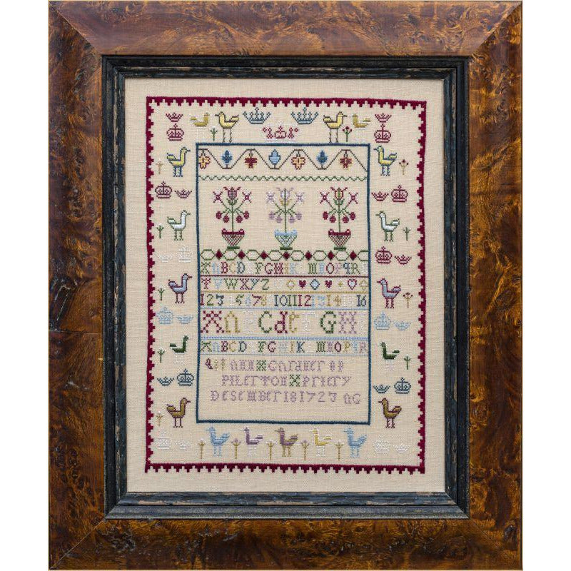 Hands Across The Sea | Ann Gardner 1723 Sampler Pattern – Hobby