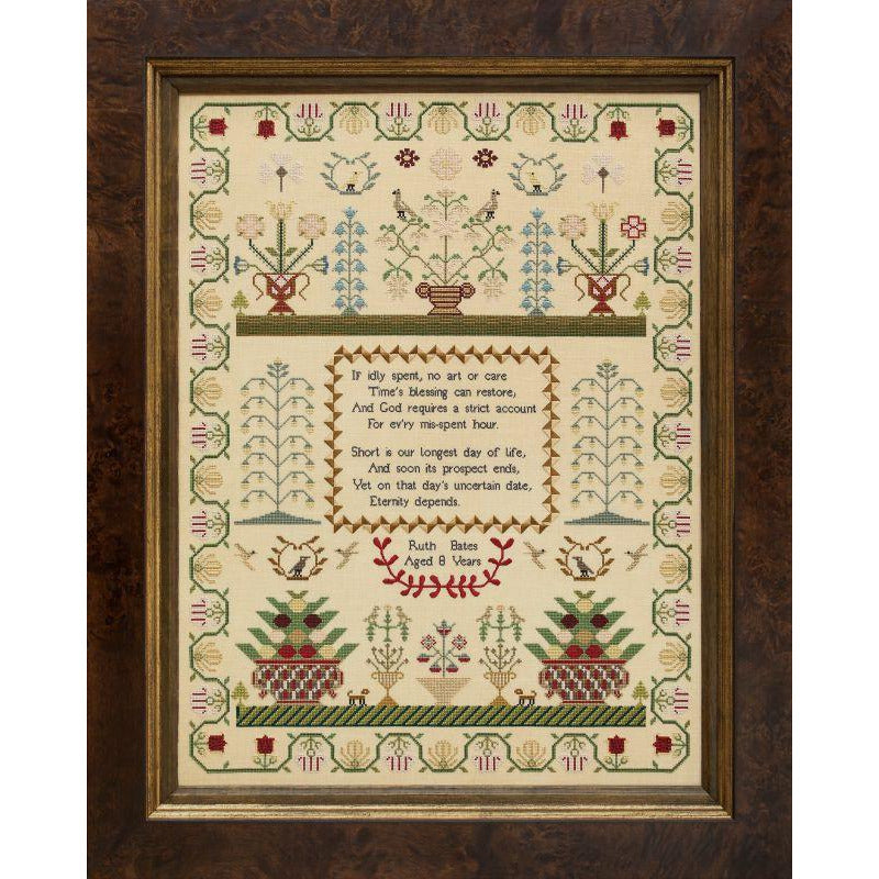 Hands Across The Sea ~ Little Gems Series - Ruth Bates 1823 Sampler Printed Copy of PDF