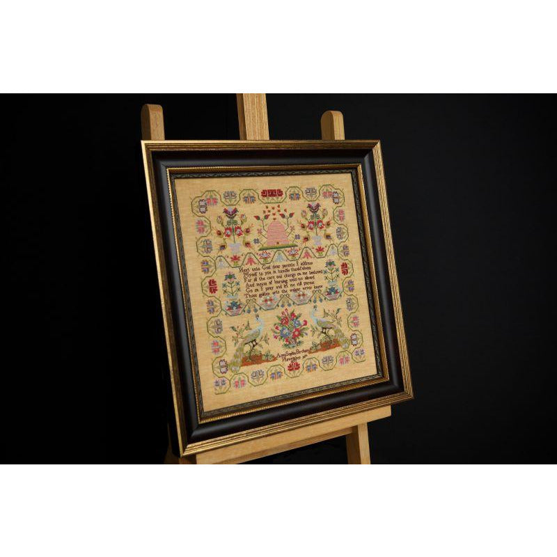 Hands Across The Sea ~ Little Gems Series - Anna Sophia Bircham 1871 Sampler Pattern PDF