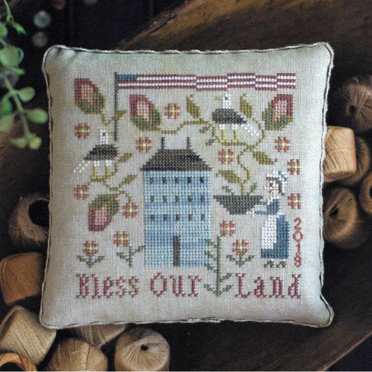 Plum Street Samplers ~ Bless Our Land Pattern