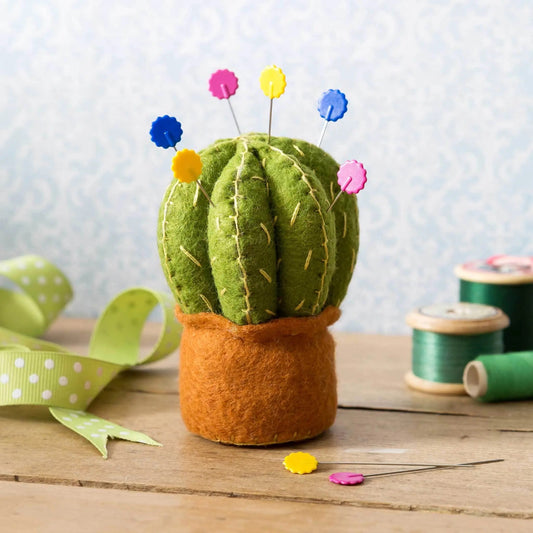 Corrine Lapierre | Mini Cactus Pincushion Felt Craft Kit
