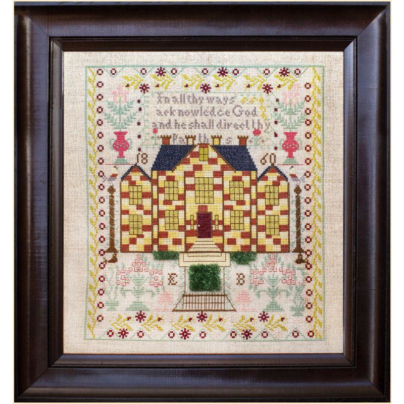 Hands Across The Sea ~ Little Gems Series - Chequerboard House Sampler Pattern PDF