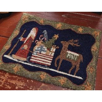 Old Tattered Flag ~ The Christmas Parade Punch Needle Pattern