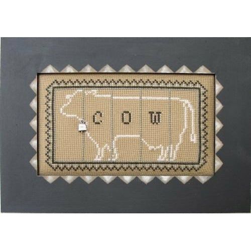 Charmed Block: Cow Pattern
