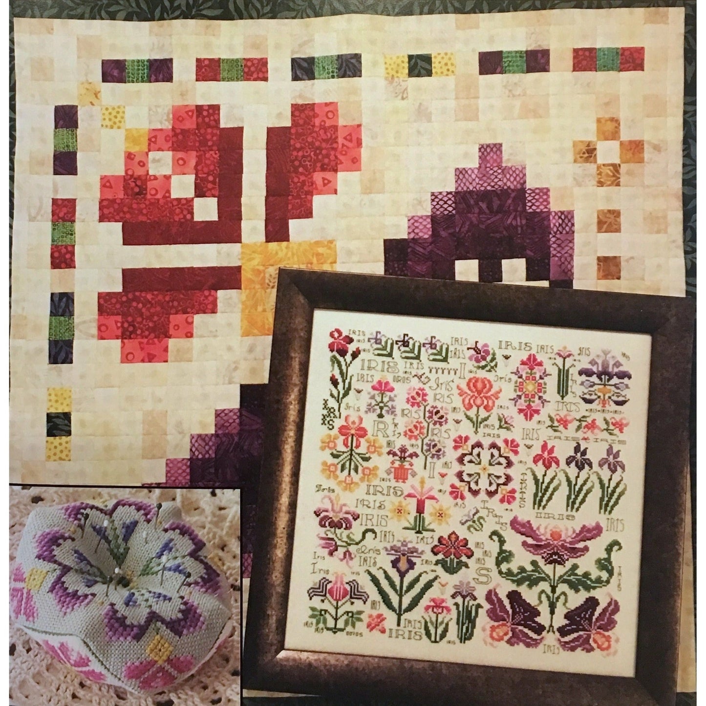 Rosewood Manor ~ Dreaming of Iris Sampler Pattern
