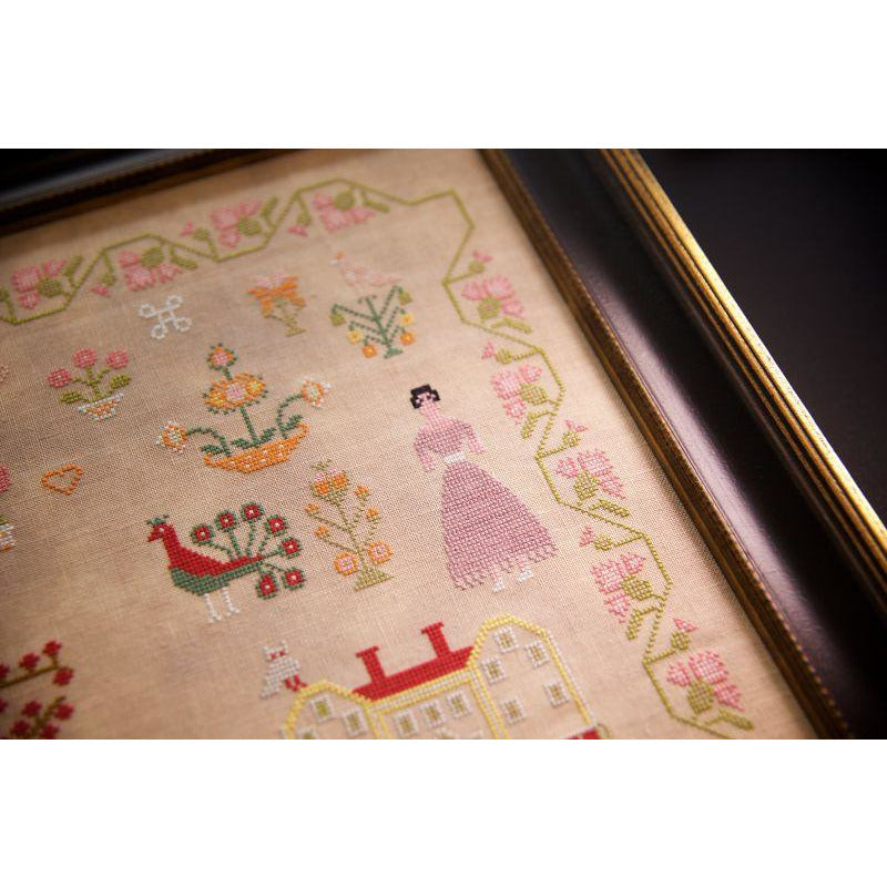 Hands Across The Sea ~ Eliza Johnson 1828 Reproduction Sampler Pattern