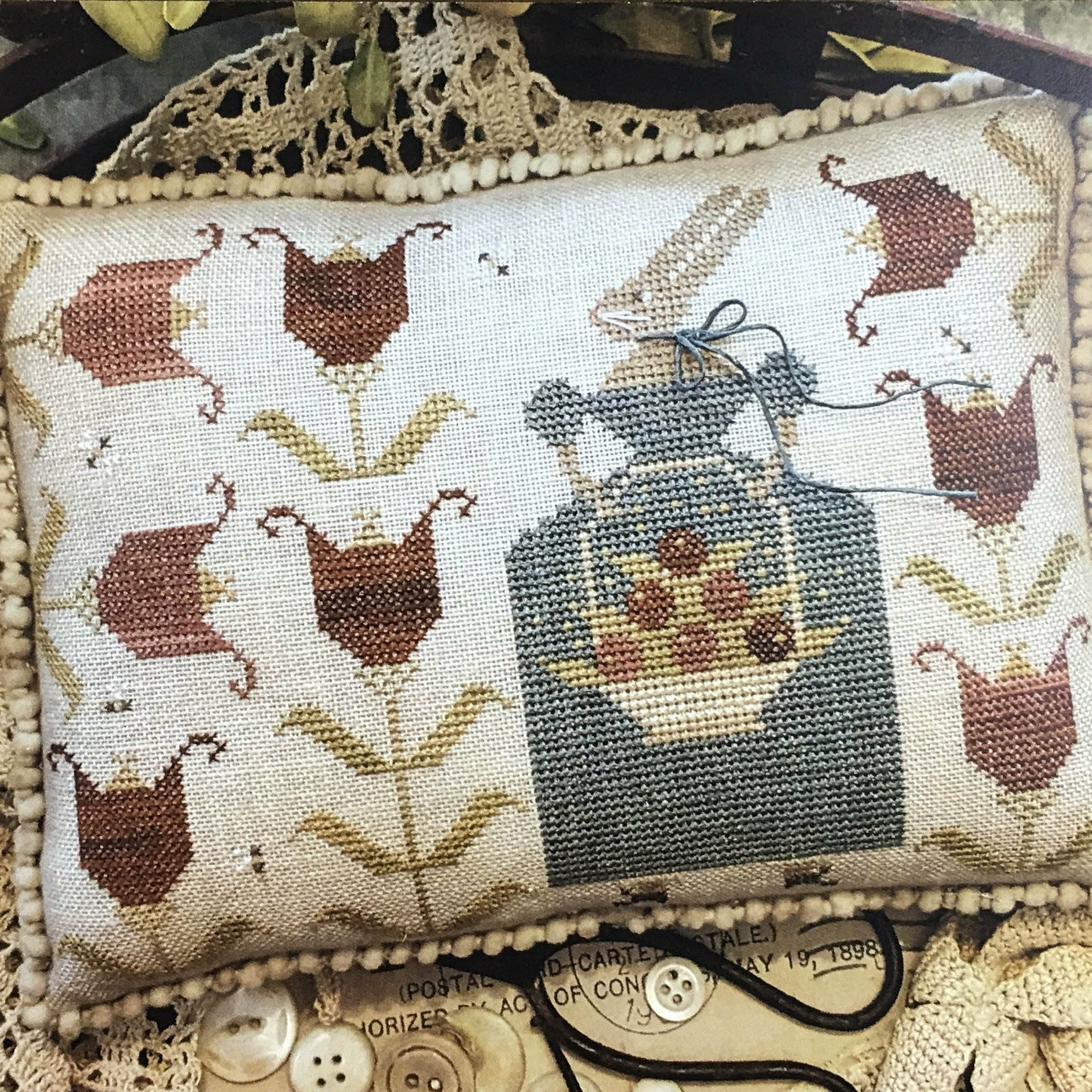 With Thy Needle & Thread ~ Manor at Quaker Hill Pattern – Hobby House  Needleworks