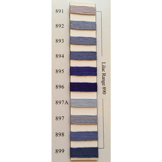 Colors 891 - 899 Lilac Range
