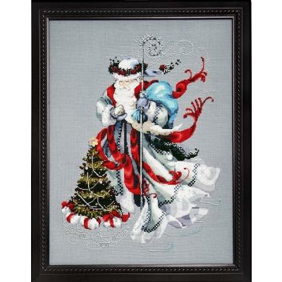 Winter White Santa Pattern
