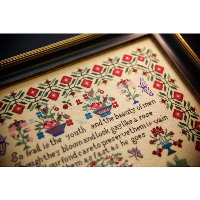 Hands Across The Sea ~ Jane Jackson c. 1820-40 Reproduction Sampler Pattern