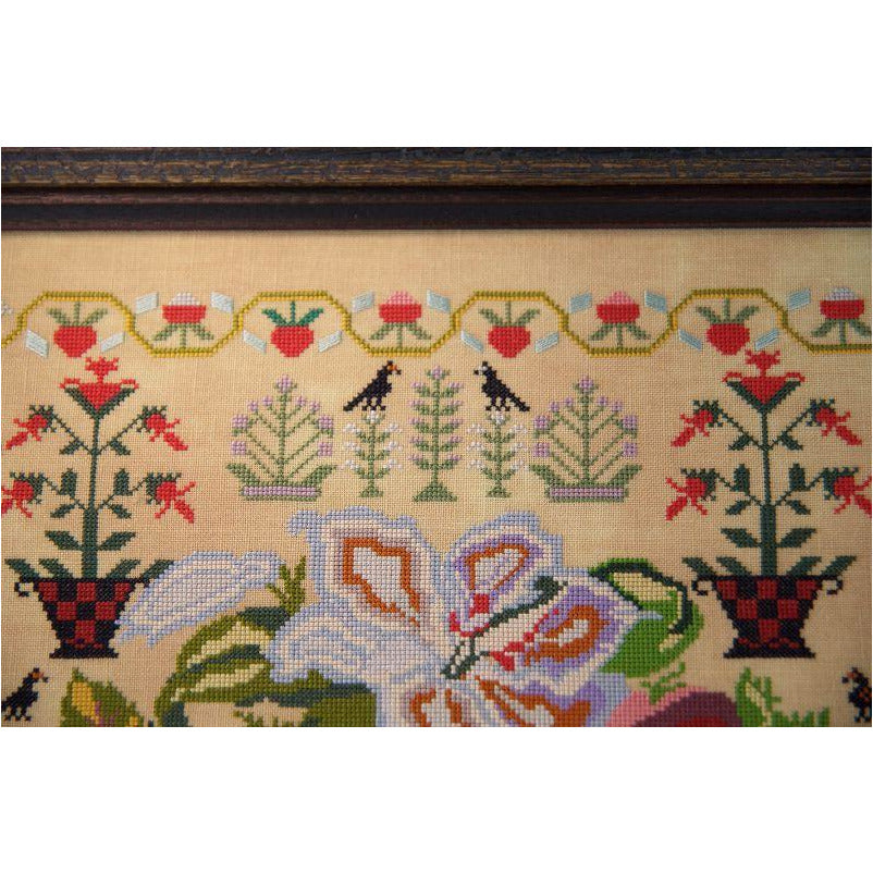 Hands Across The Sea ~ Jane Hopkins 1875 Sampler Pattern Printed Book