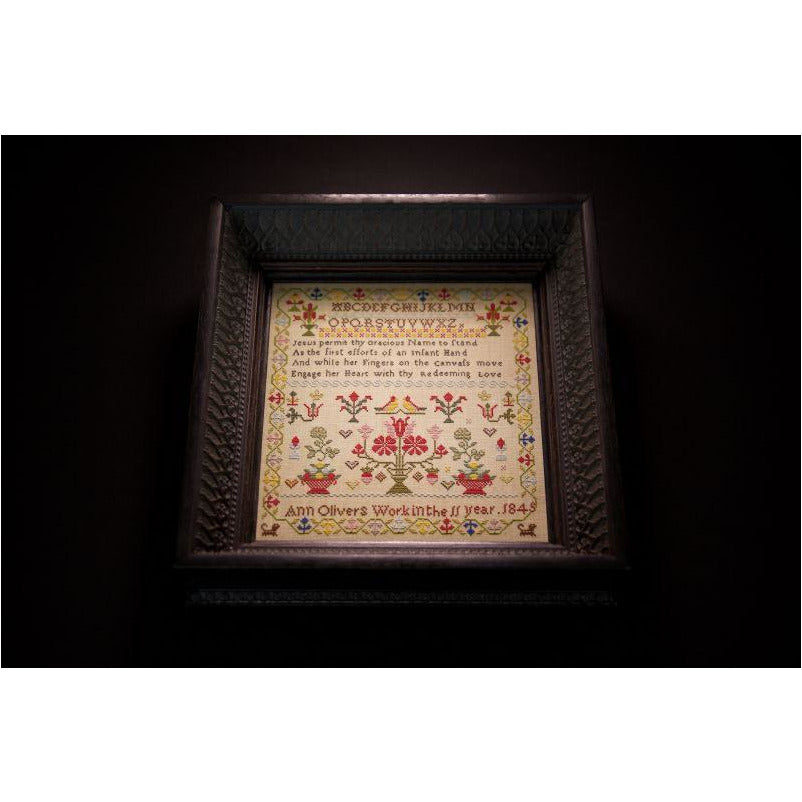 Hands Across The Sea ~ Ann Oliver 1845 Sampler Pattern Printed Booklet