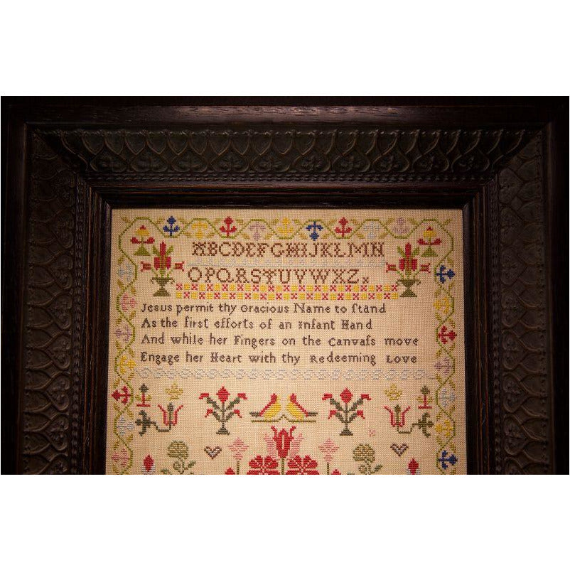Hands Across The Sea ~ Ann Oliver 1845 Sampler Pattern Printed Booklet