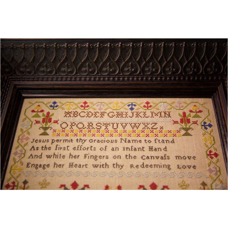 Hands Across The Sea ~ Ann Oliver 1845 Sampler Pattern Printed Booklet