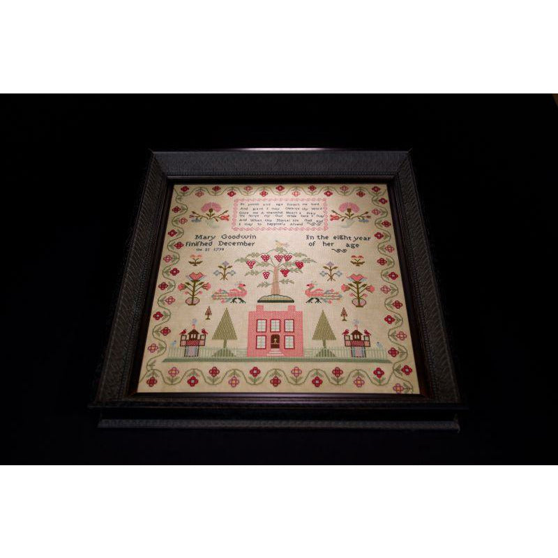 Hands Across The Sea ~ Mary Goodwin 1798 Reproduction Sampler Pattern