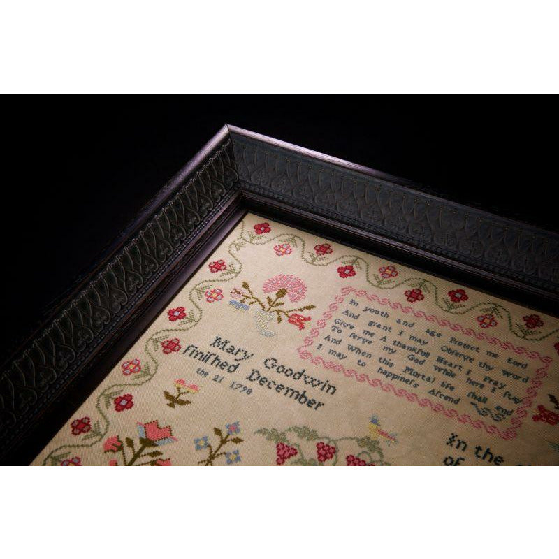 Hands Across The Sea ~ Mary Goodwin 1798 Reproduction Sampler Pattern