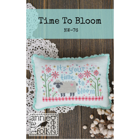 Annie Beez Folk Art ~ Time To Bloom Pattern