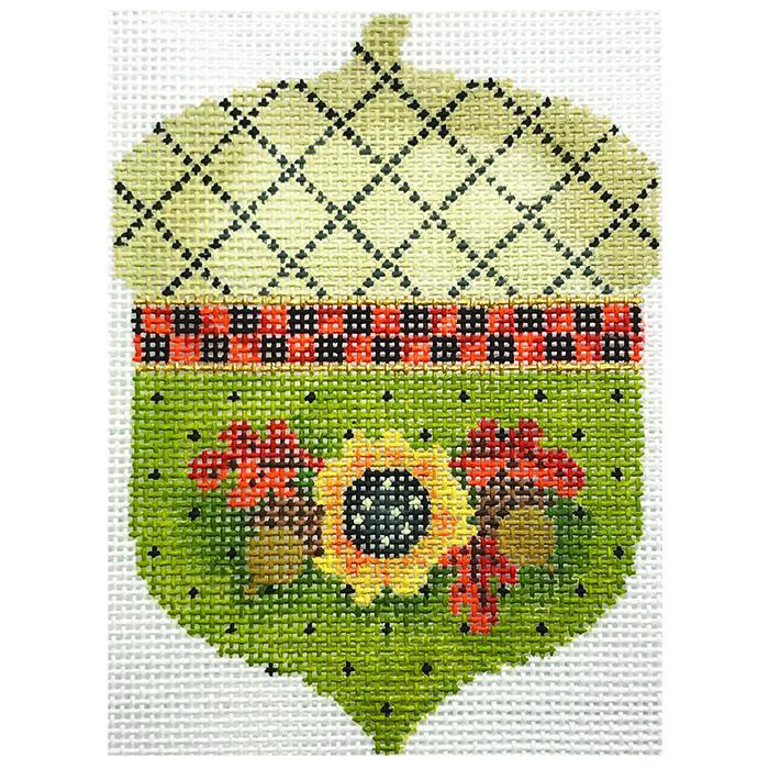 Oak-n-Fluer Acorn Needlepoint Canvas