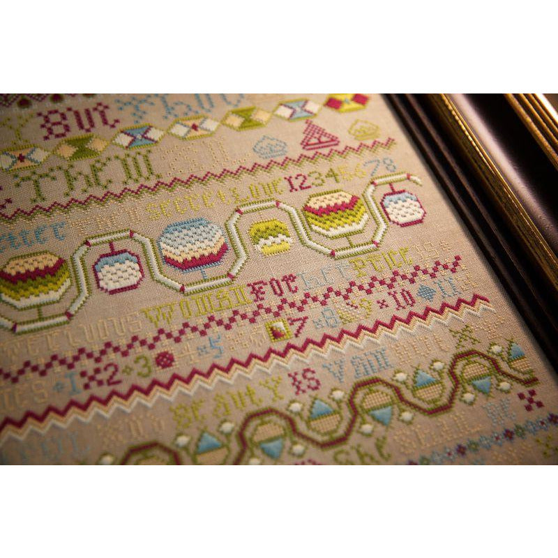 Hands Across The Sea ~ Mary Carter 1712 Queen of the May 2020 Sampler Pattern