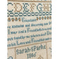 Hobby House Press ~ Sarah Sparke 1806 Reproduction Sampler