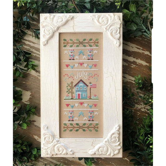 Country Cottage Needleworks - Sampler of the Month ~ July Pattern
