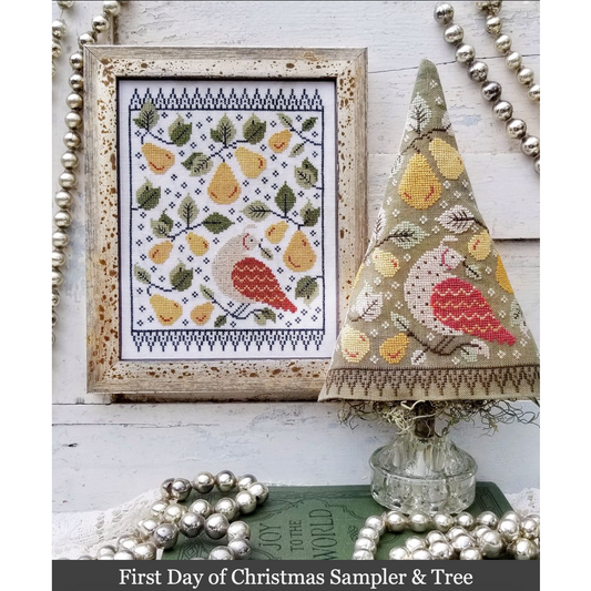 Hello from Liz Mathews ~ First Day of Christmas Sampler & Tree Pattern