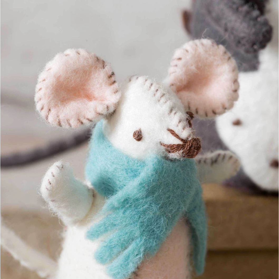 Corrine Lapierre ~ Wool Felt Craft Kit ~ Mouse Family