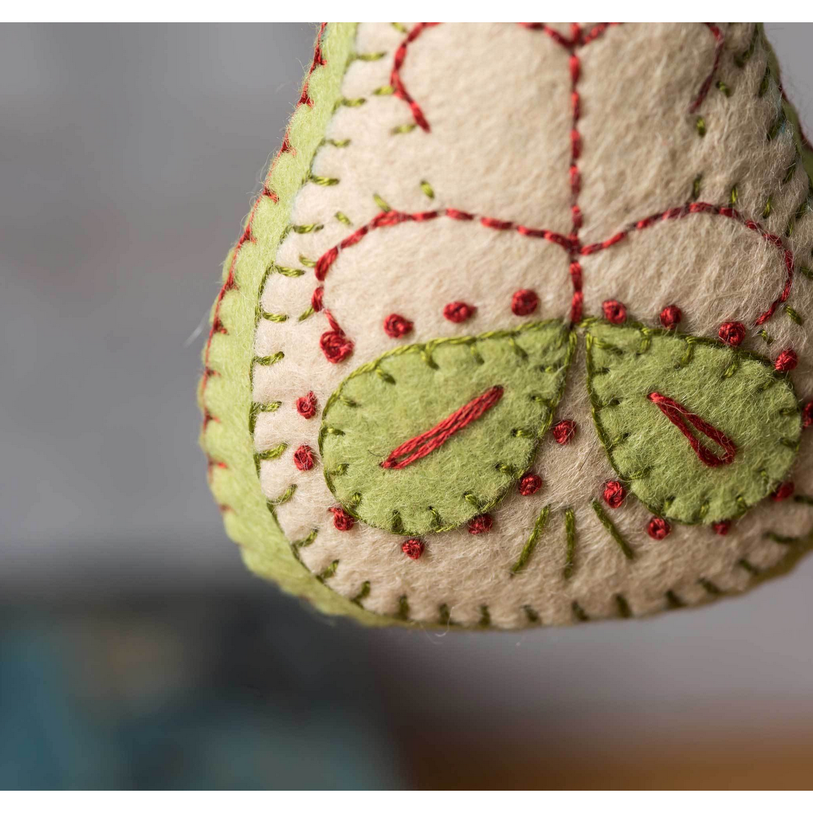 Corrine Lapierre ~ 12 Days of Christmas - Pear Mini Embroidery Kit