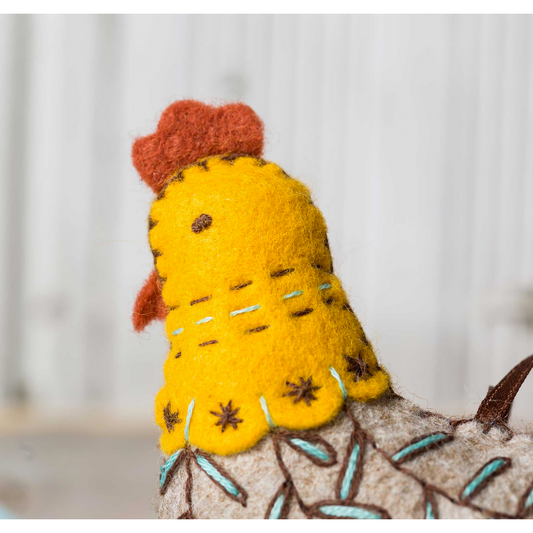 Corrine Lapierre | 12 Days of Christmas - French Hen Mini Embroidery Kit