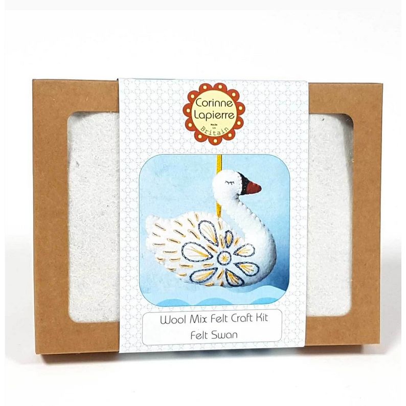 Corrine Lapierre ~ 12 Days of Christmas - Swan a-Swimming Mini Embroidery Kit