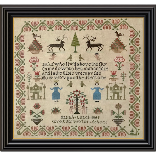 Merry Wind Farm | Sarah Leach 1861 Sampler Pattern