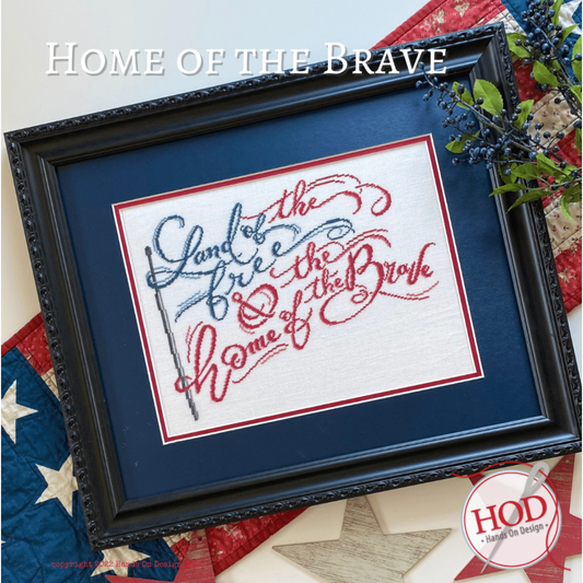 Hands on Design ~ Home of the Brave Pattern