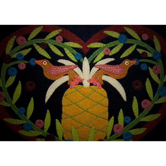 Jerome Thomas ~ Hospitality Heart Wool Applique Pattern