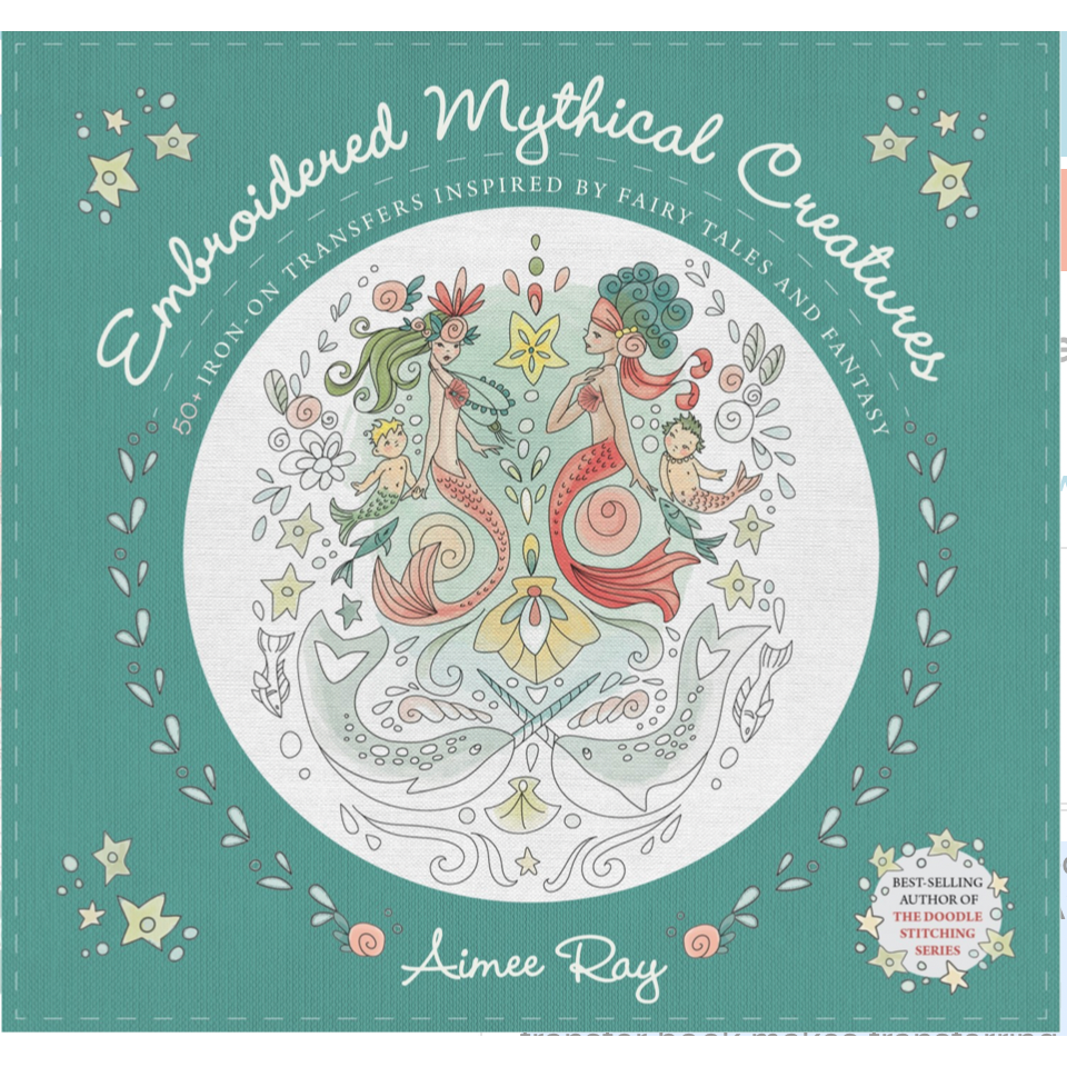 Embroidered Mythical Creatures Iron-On Transfer Pack – Hobby House